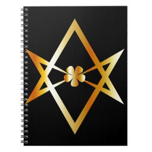 Cuaderno Símbolo Unicursal del hexagram