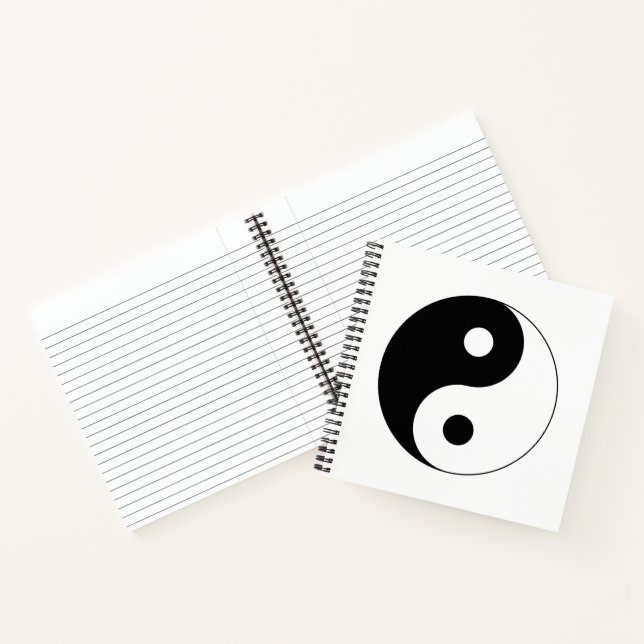Cuaderno Símbolo Yin Yang espiritual (Interior)