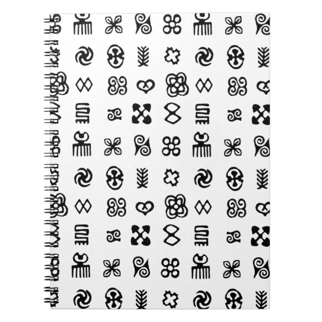 Cuaderno Símbolos africanos de Adinkra (Frente)