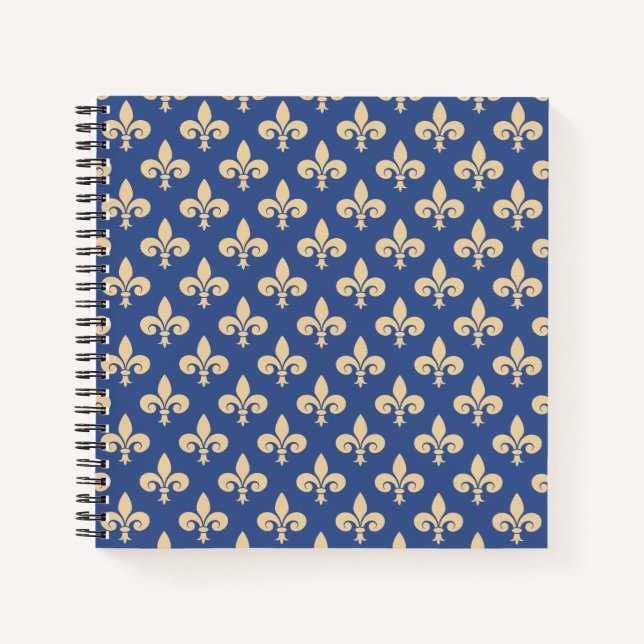 Cuaderno Símbolos de Fleur-de-lis (Anverso)