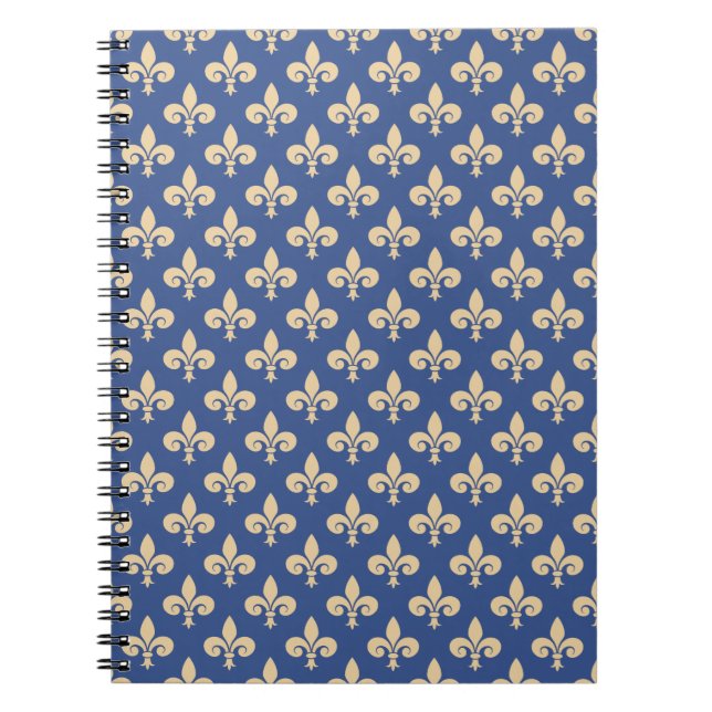 Cuaderno Símbolos de Fleur-de-lis (Frente)