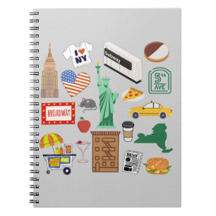 Cuaderno Símbolos de la ciudad de Nueva York