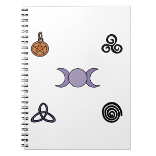 Cuaderno Símbolos de Wiccan y Pagan