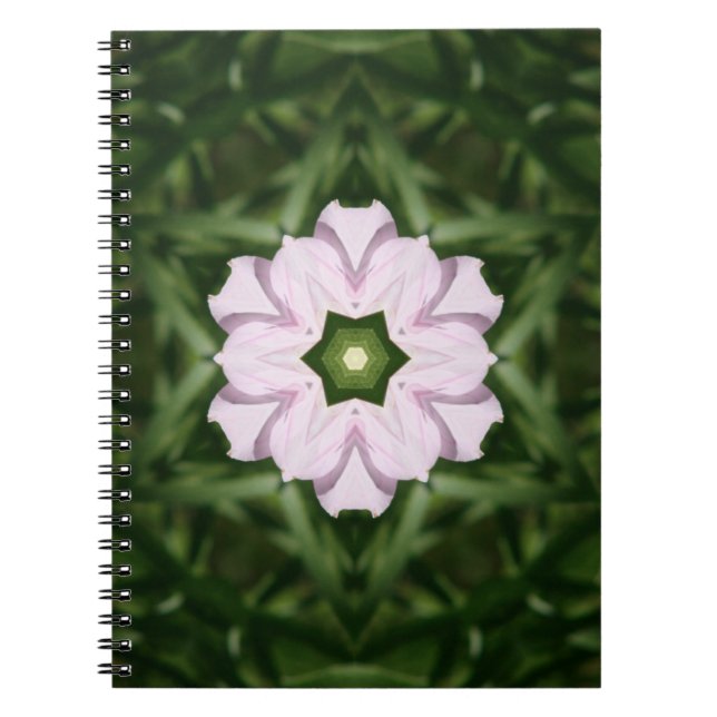 Cuaderno Simetría de la copa de vino rosa (Frente)