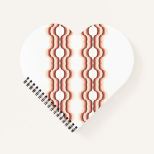 Cuaderno Simetría de Onda de Melocotón