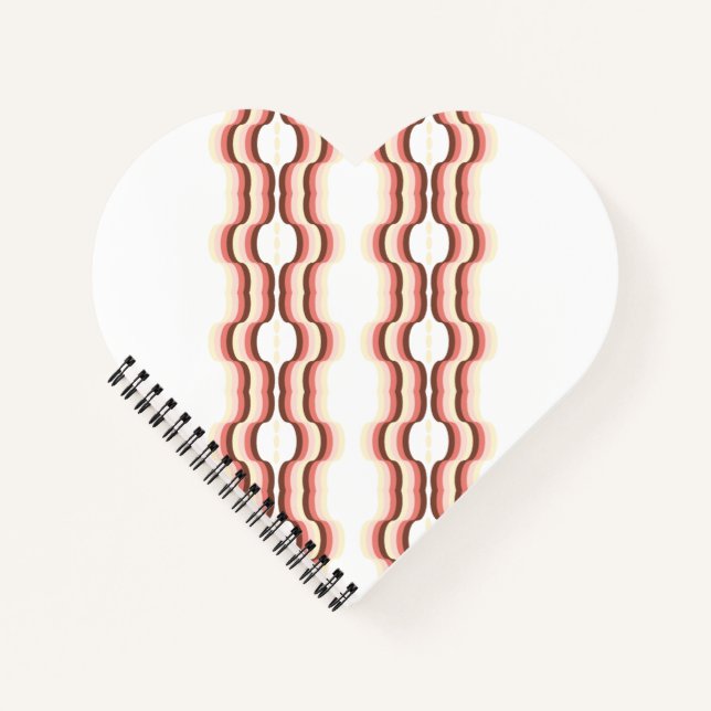 Cuaderno Simetría de Onda de Melocotón (Anverso)