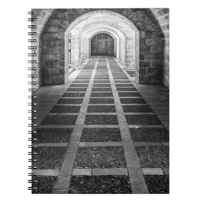 Cuaderno Simetría en blanco y negro (Frente)