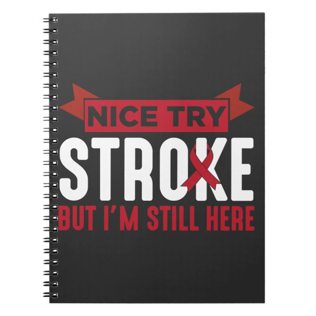 Cuaderno Simpatizante de sobreviviente de Stroke (Frente)