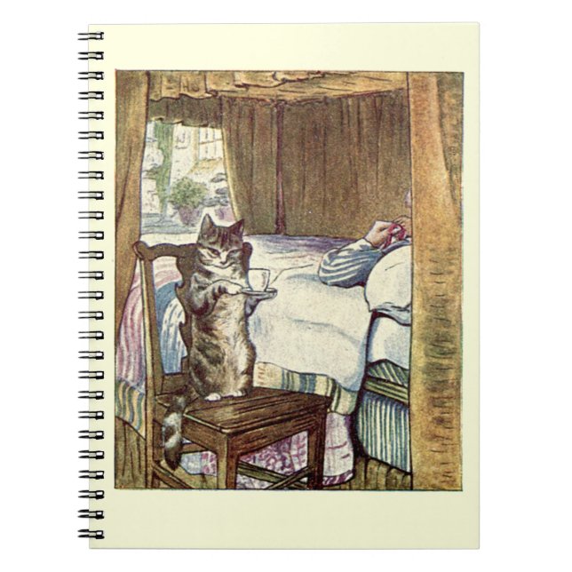Cuaderno Simpkin the Cat Serves Tea - Beatrix Potter (Frente)