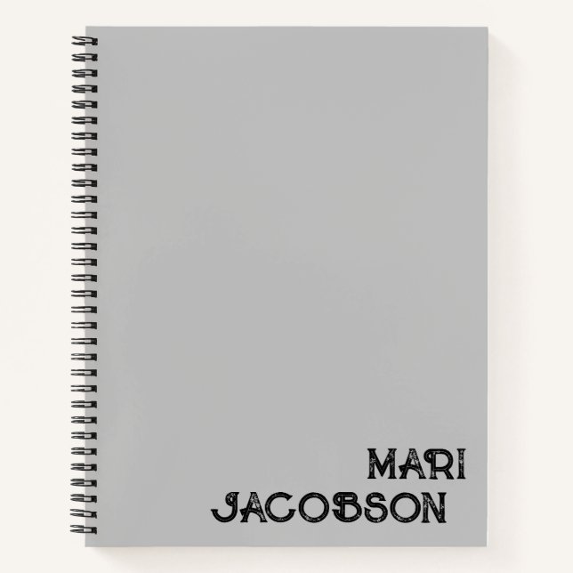 Cuaderno Simple (Anverso)