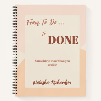 Cuaderno Simple Boho Para Hacer Listar Bloc De Notas