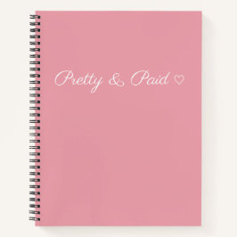 Cuaderno Simple, Bonito y Pagado con Corazón