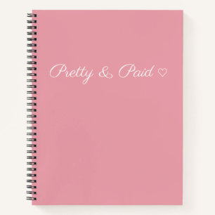 Cuaderno Simple, Bonito y Pagado con Corazón