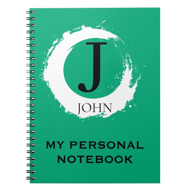 Cuaderno Simple Carnet Vert Personnalisé  (Frente)