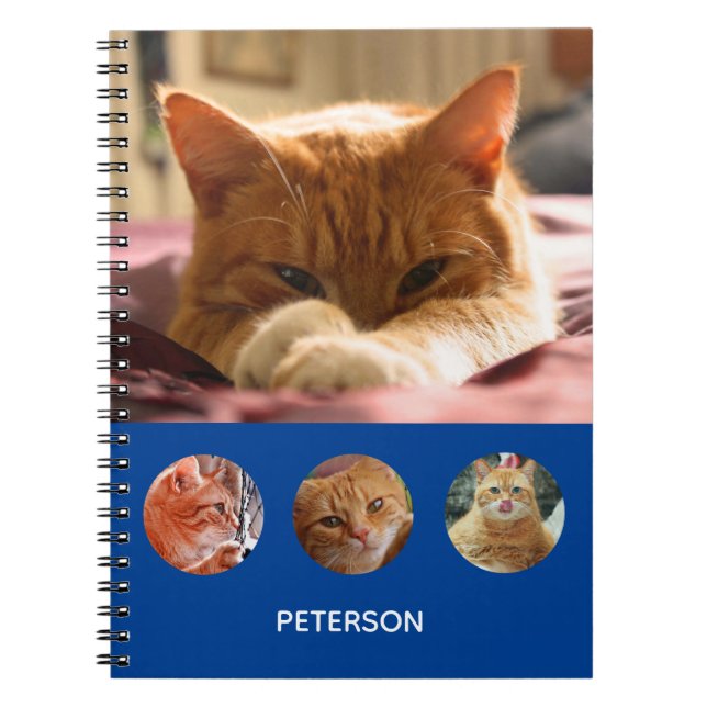 Cuaderno Simple Circle Select 4 Photos - Collage - Notebook (Frente)