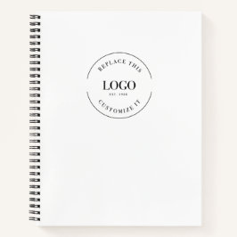 Cuaderno Simple Custom logo QR CODE website Promotion