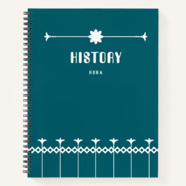 Cuaderno simple de color oscuro