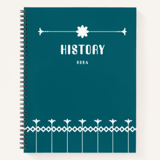 Cuaderno simple de color oscuro