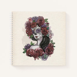 Cuaderno Simple Día de los Muertos dibujado a mano | Cuader