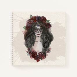 Cuaderno Simple Día de los Muertos dibujado a mano | Cuader