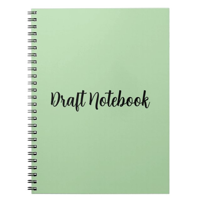 Cuaderno Simple Draft Book for School, homework & Projects (Frente)