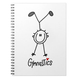 Cuaderno Simple Figura de Palotes Gimnasta