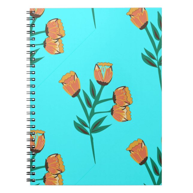 Cuaderno Simple flor bloc de notas para cualquiera (Frente)