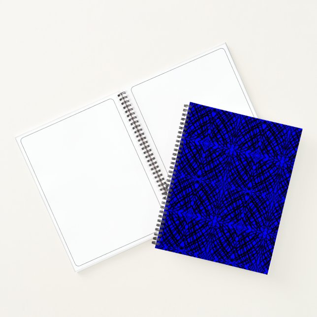 Cuaderno Simple Garabato | Baldosas Espejo | Azul | (Interior)