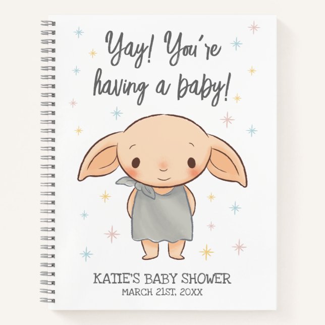 Cuaderno Simple Harry Potter - Dobby Baby Shower (Anverso)