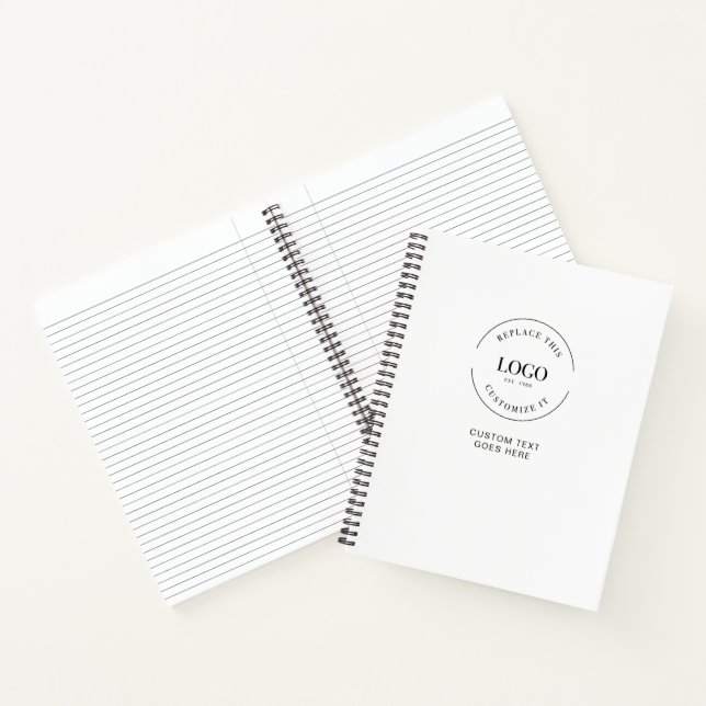 Cuaderno Simple Logo website Text QR CODE Website (Interior)