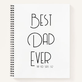 Cuaderno Simple Mejor Papá Divertido