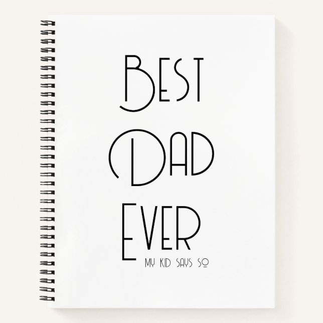 Cuaderno Simple Mejor Papá Divertido (Anverso)