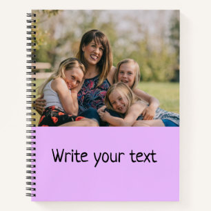 Cuaderno simple mínimo añadir tus navidades de fotos de tex