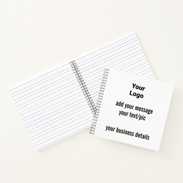 Cuaderno simple mínimo añadir tus navidades de fotos de tex (Interior)