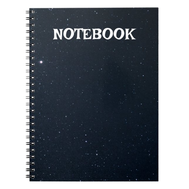Cuaderno Simple night NOTEBOOK (Frente)