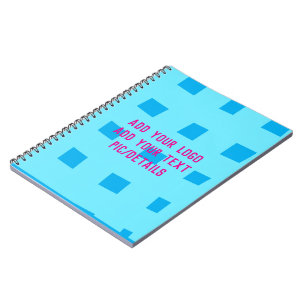 Cuaderno simple personalizado mínimo añadir su dirección de