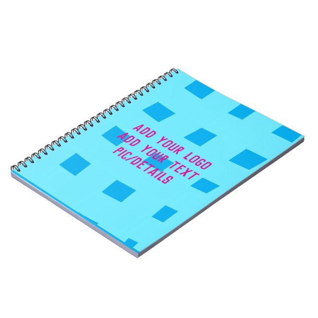 Cuaderno simple personalizado mínimo añadir su dirección de (Lado Izquierdo)