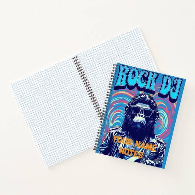 Cuaderno Simple Rock DJ Art - Notebook (Interior)