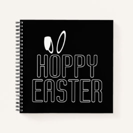 Cuaderno Simple tipografía de pascua de pascua | Portátil