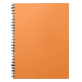 Cuaderno Simple Un Color Sólido Naranja Monocolor