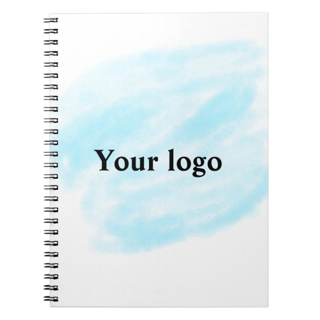 Cuaderno Simple y minimalista logo personalizado elegante a (Frente)