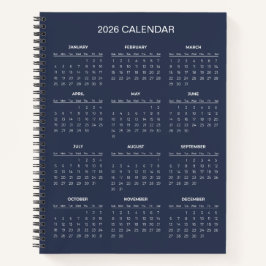 Cuaderno Simple Yet Elegant 2026 Calendar | 