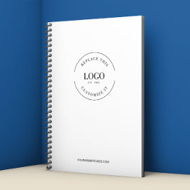 Cuaderno Simple Your Logo and website Promotional Business 