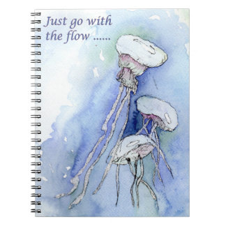 Cuaderno Simplemente ir con el flujo (a435)