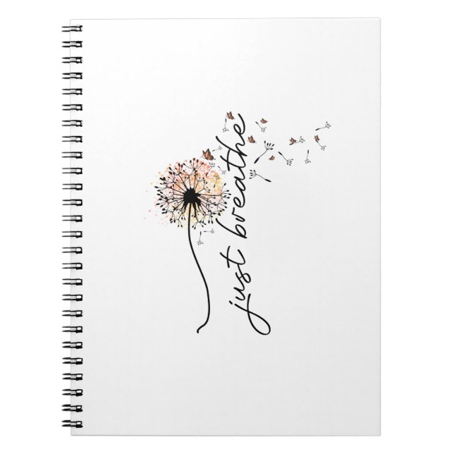 Cuaderno Simplemente respira sublimación (Frente)