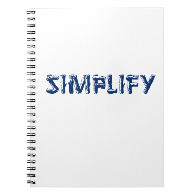 Cuaderno Simplificar (Frente)