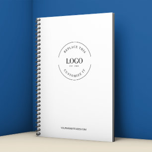 Cuaderno Simplifique su negocio de promoción de logotipos y
