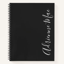 Simply Elegant Modern Dark Gray Personalized