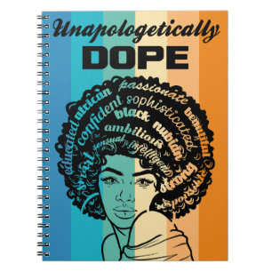 Cuaderno Sin arrepentimiento, soy una mujer africana reina 