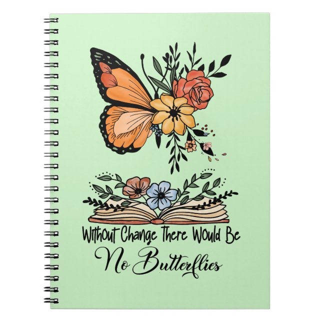 Cuaderno Sin Cambio No Habrían Mariposas (Frente)